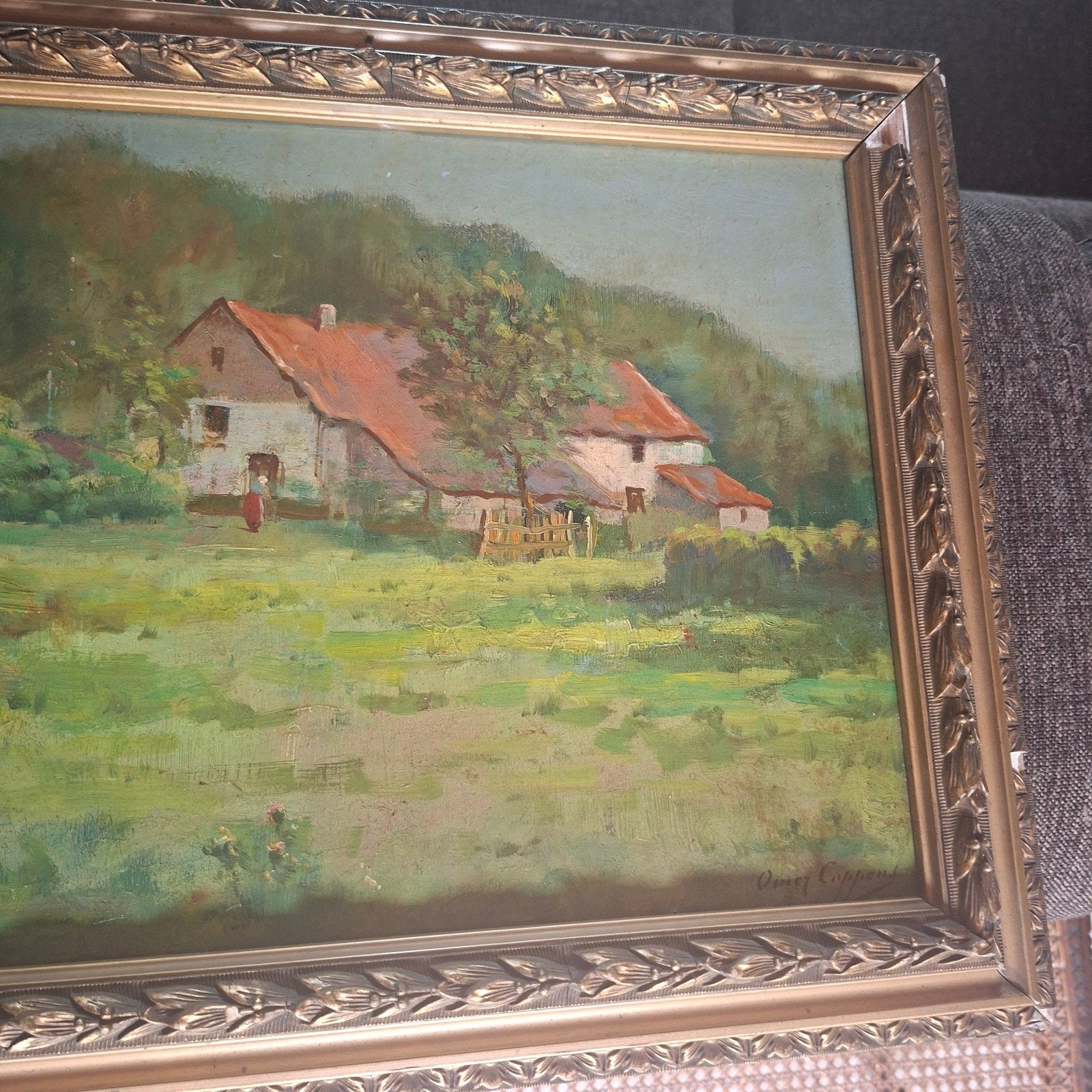 Zomers door Omer Coppens (1864 - 1926), Ophalen of Verzenden