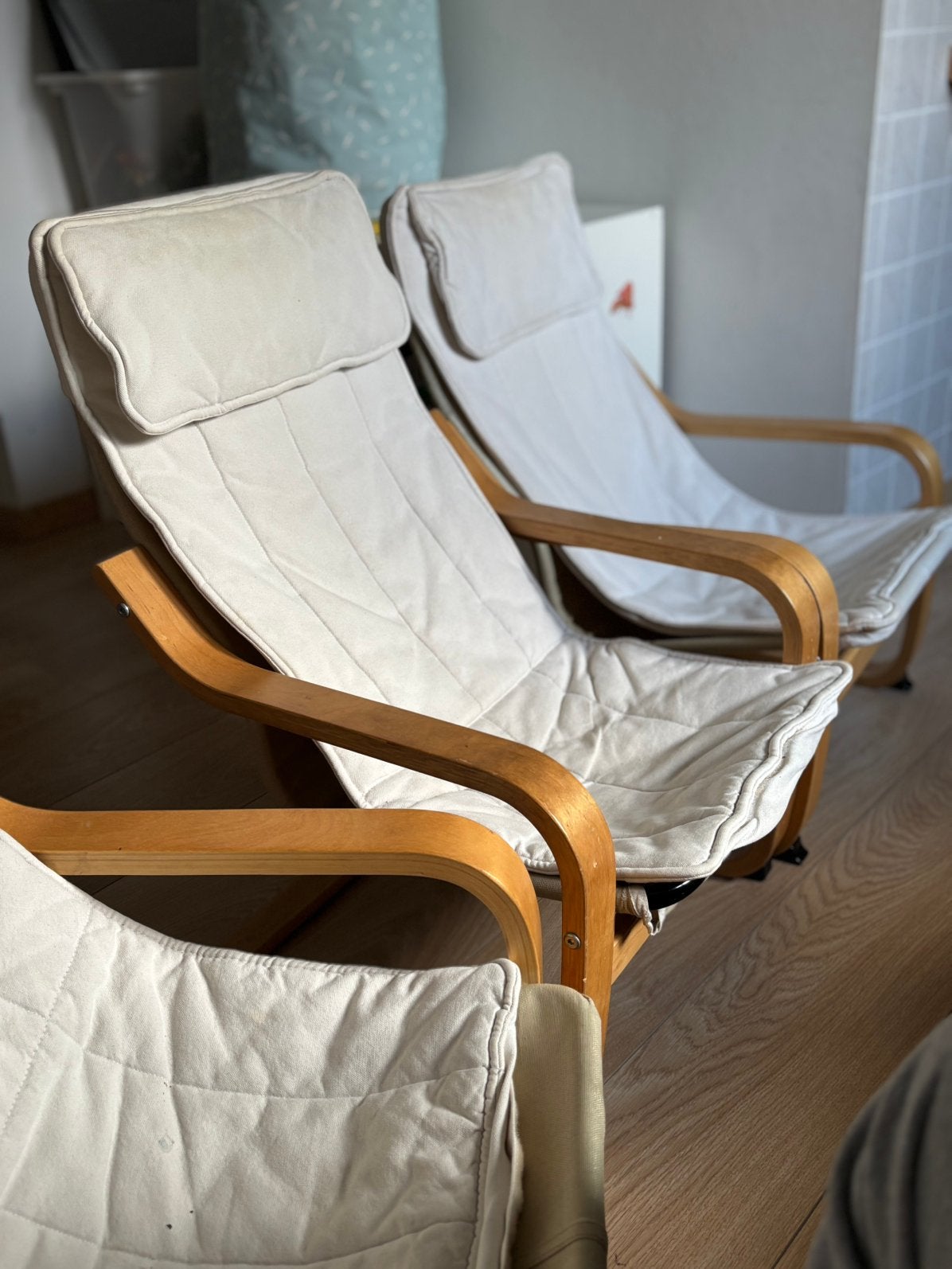 3 Ikea kinderstoeltjes - ligzeteltje, Huis en Inrichting, Fauteuils, Ophalen, Zo goed als nieuw