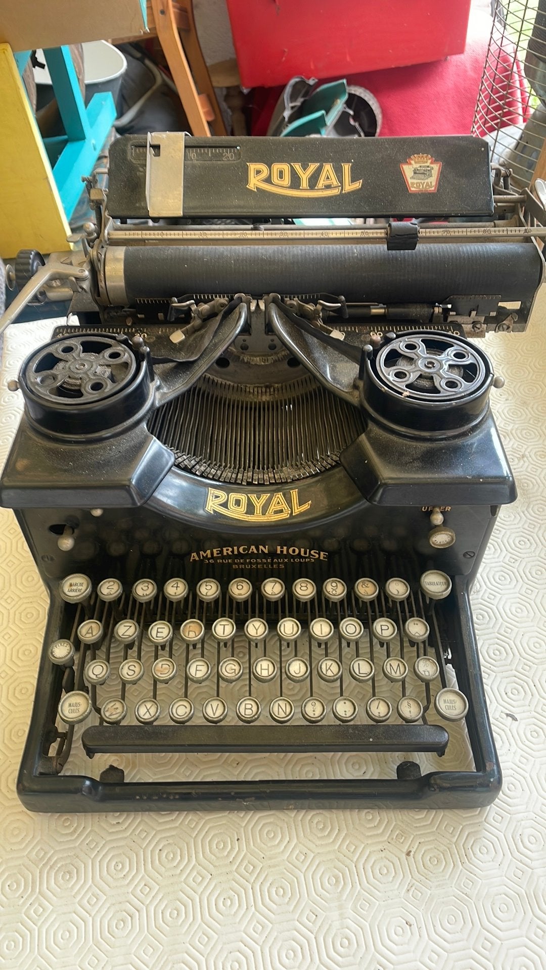 Ancienne machine à écrire Royal, Diversen, Typemachines, Ophalen, Gebruikt