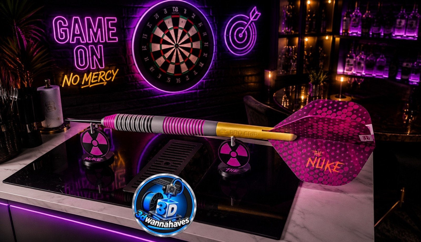 Deze indrukwekkende Nuke XXL Dartpijl van ruim 90cm lang i, Sport en Fitness, Ophalen of Verzenden, Nieuw