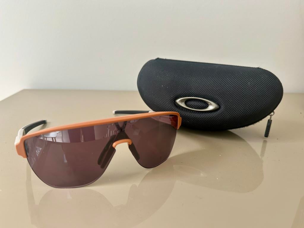 Oakley Sport zonnebril - Mat Ginger Prizm Lens, Gebruikt, Zonnebril, Bruin, Ophalen of Verzenden