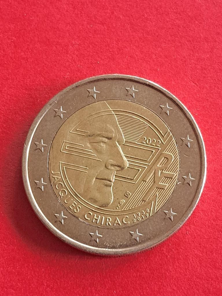 2 euros France 2022 Jacques Chirac, Timbres & Monnaies, Monnaies | Europe | Monnaies euro, Monnaie en vrac, 2 euros, France, Naissance ou Mariage