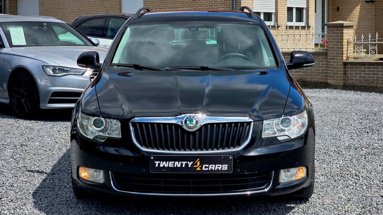 Skoda Superb Airco ZetelV Break Manueel Navigatie, Autos, Achat, Entreprise, Boîte manuelle, Noir