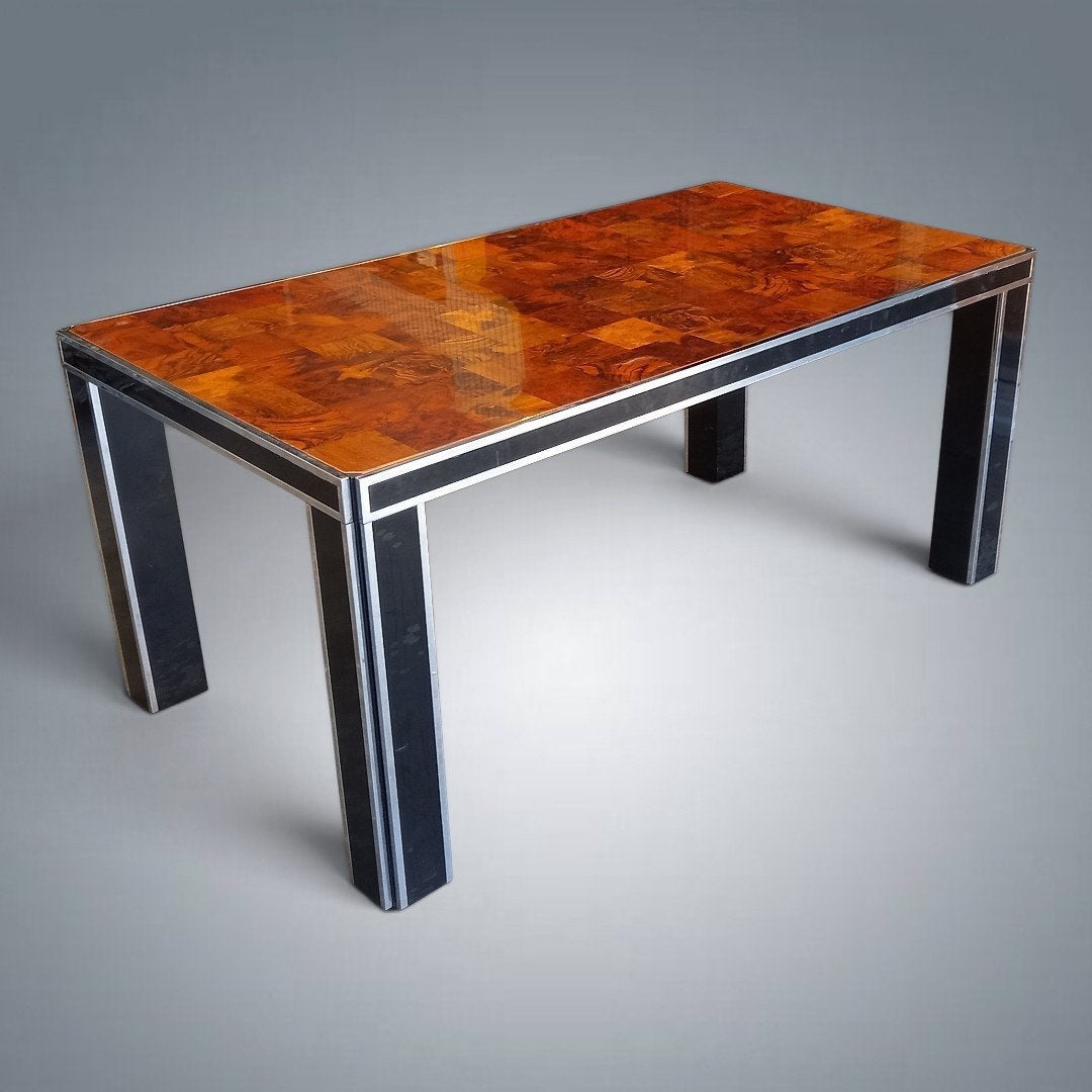 Table à repas Vintage Willy Rizzo/Mario Sabot Italy 1970's, Antiek en Kunst, Ophalen