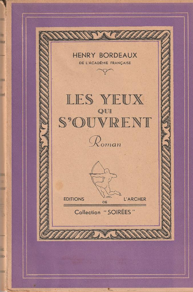 Henry Bordeaux « Les deux qui s'ouvrent », Enlèvement ou Envoi, Utilisé, Belgique