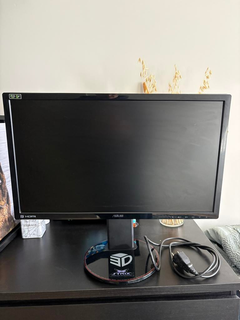 Asus VG248QE Game Monitor zwart, Ophalen, Zo goed als nieuw
