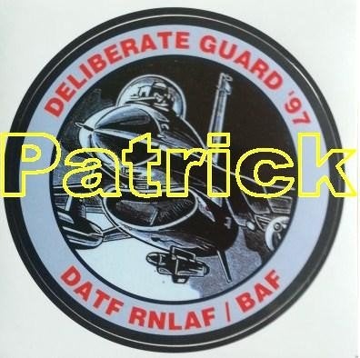 ABL #66 - STICKER SFOR-OPERATIE DELIBERATE GUARD, Ophalen of Verzenden, Luchtmacht