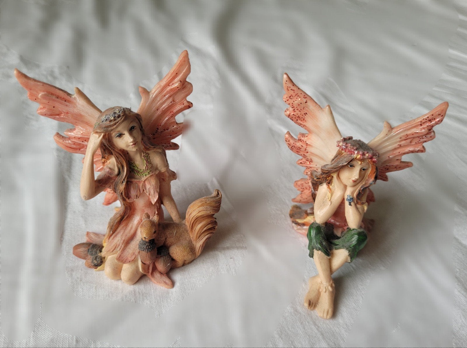 2 Feeënbeeldjes roze, Enlèvement ou Envoi, Utilisé, Fantasy