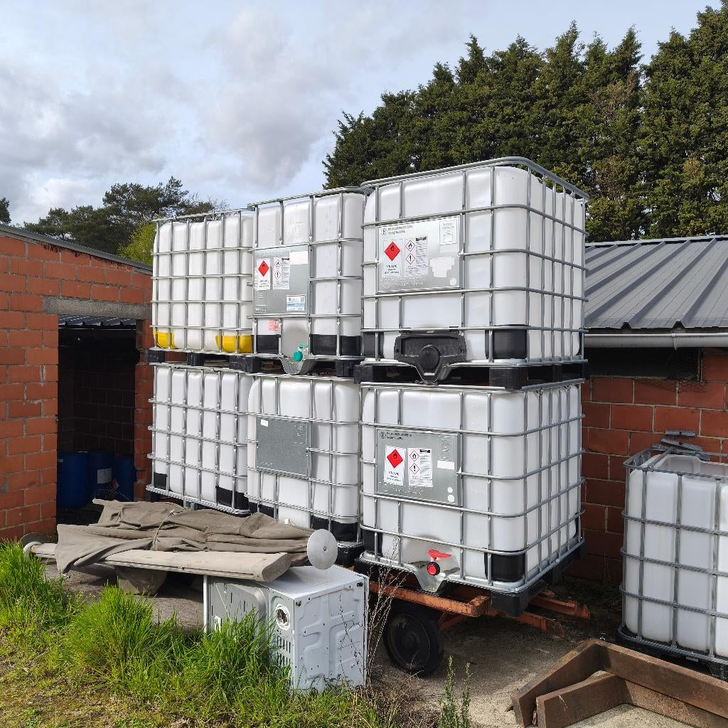 Regenton ibc watervat, Ophalen, Kunststof, Met kraantje, 150 liter of meer