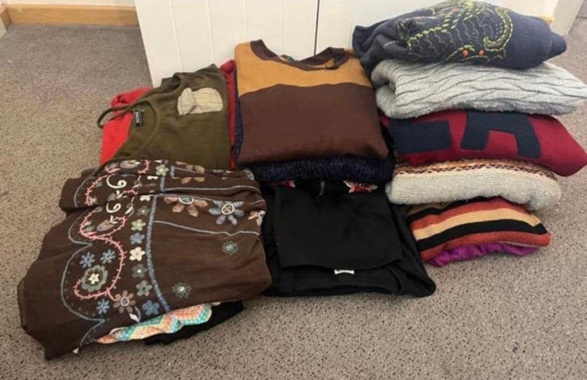 Kledingpakket (winter en zomer)merkkleding maat L en Xl, Kleding | Dames, Ophalen, Zo goed als nieuw, Maat 42/44 (L)