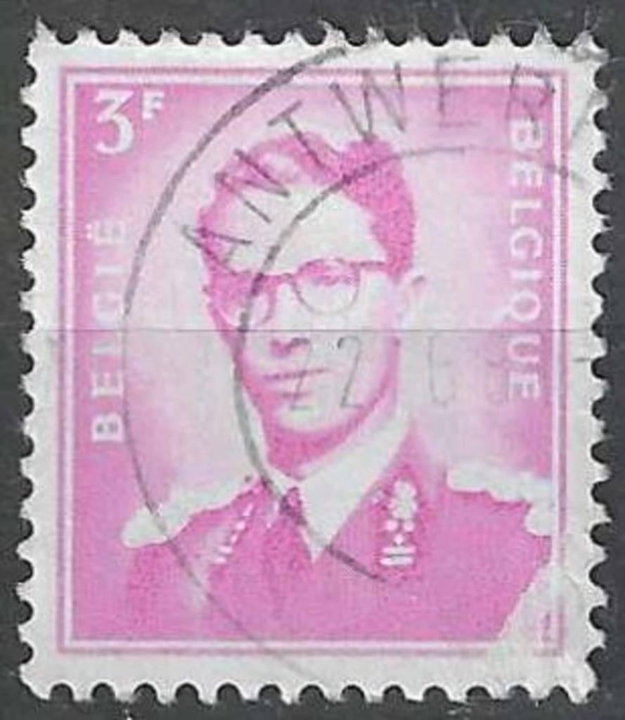 Belgie 1958 - Yvert/OBP 1067 - Koning Boudewijn (ST), Verzenden, Gestempeld, Gestempeld, Koninklijk huis