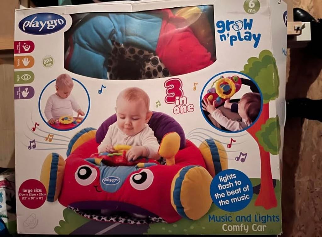 Playgro comfy car, Kinderen en Baby's, Ophalen, Gebruikt