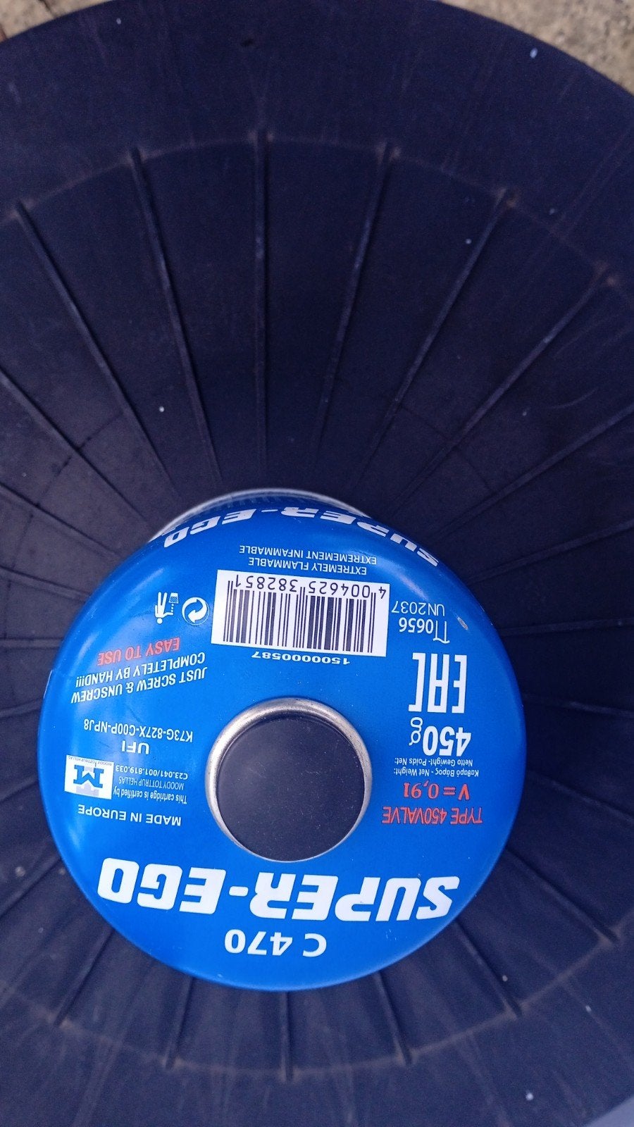 grande cartouche de gaz NEUVE:450gr, Enlèvement