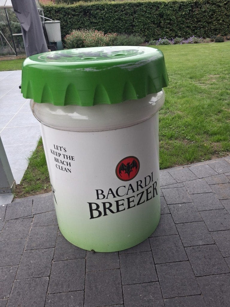 reclamebord & breezer & bacardi, Enlèvement, Comme neuf, Panneau publicitaire