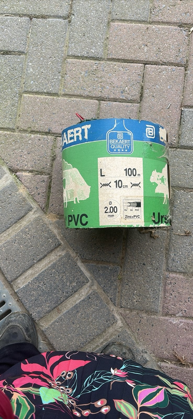 Fil barbelé plastifié (ursus), Enlèvement, Comme neuf