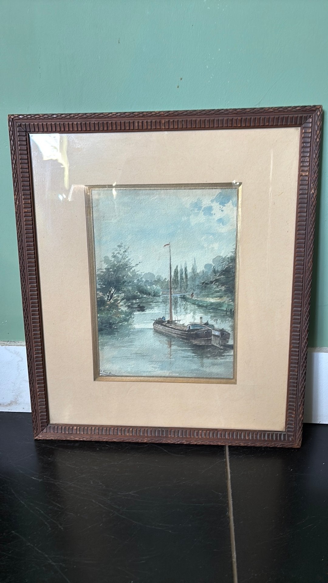 Ancienne Aquarelle, Enlèvement ou Envoi, Aquarelle