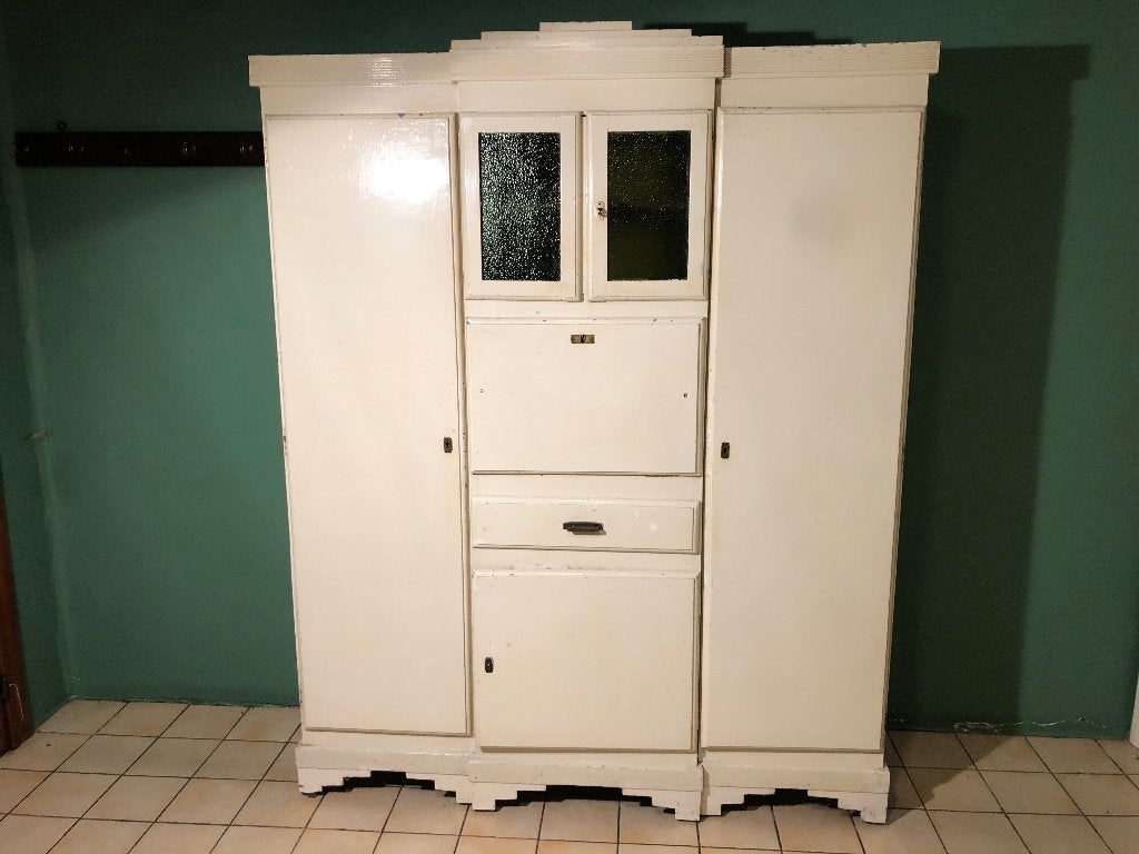 Authentieke Vintage Keukenbuffet Jaren '30 – Vorselaar, Ophalen, Gebruikt, 200 cm of meer, 150 tot 200 cm