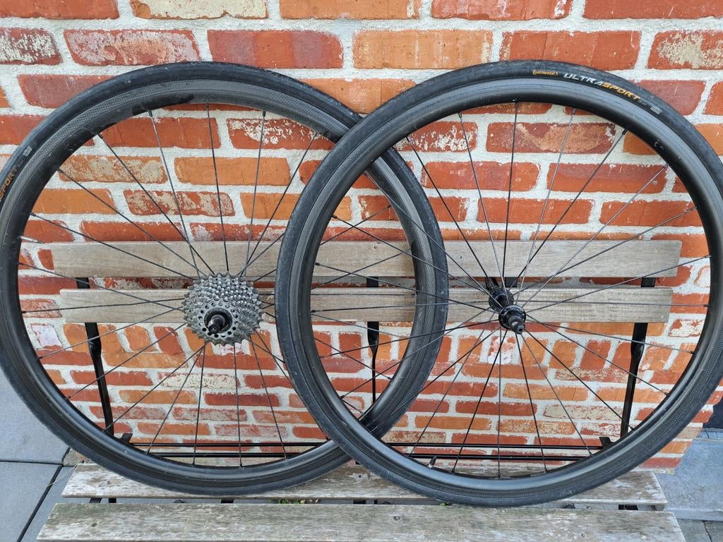 Carbon wielset velgrem, Fietsen en Brommers, Ophalen