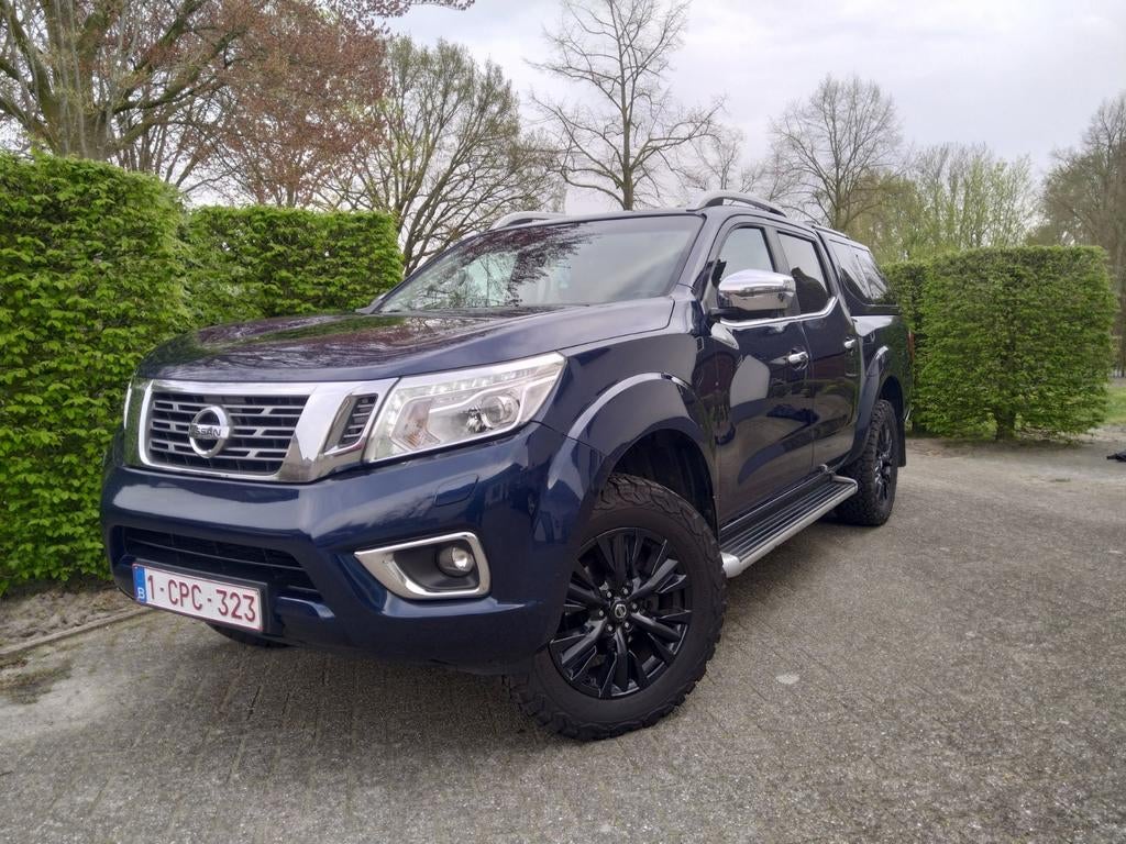 Nissan Navarra 2.3dci double cap goed onderhouden, Autos, Cuir, Achat, Euro 6, Phares directionnels