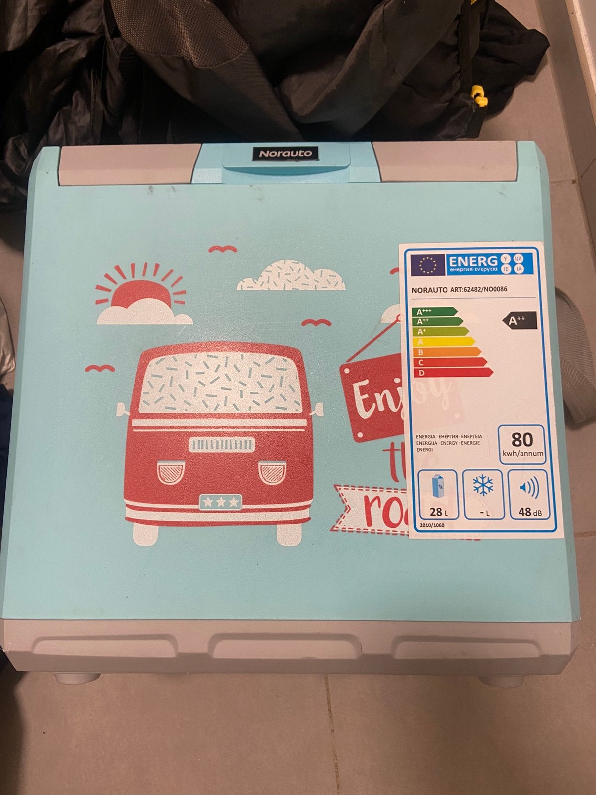 Glacière frigo box nauroto classe A++ édition van caravane, Enlèvement, Comme neuf