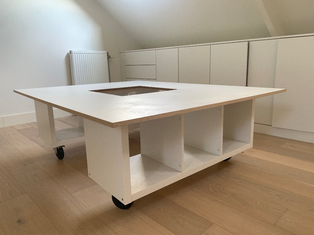 Speeltafel (bv voor Lego), Ophalen, 75 cm of meer, Zo goed als nieuw, 150 tot 200 cm