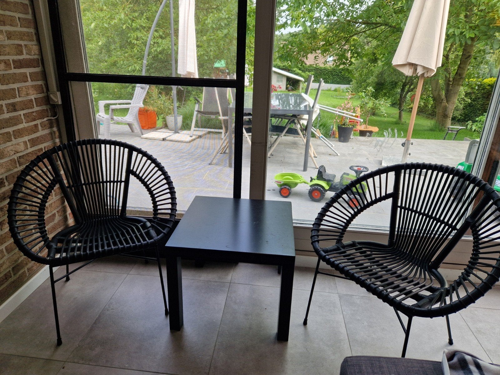 Fauteuils van rotan x2, Rotan