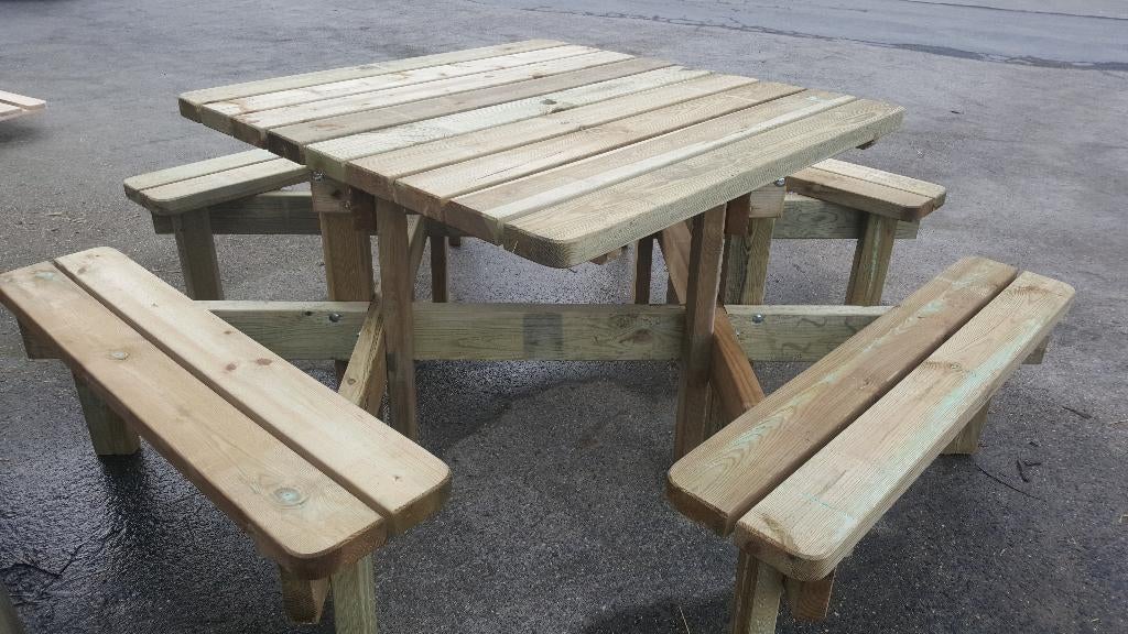 zware 8 zit tuintafels 2.1 m op 2.1 m overmeten 10 % korting, Tuin en Terras, Overkappingen, Ophalen, Nieuw, Overige typen