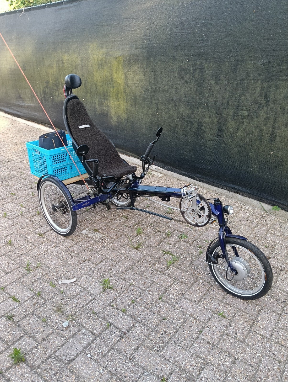 Vélo couché électrique USVA, batterie neuve, garantie d'un a, Vélos & Vélomoteurs, Enlèvement ou Envoi