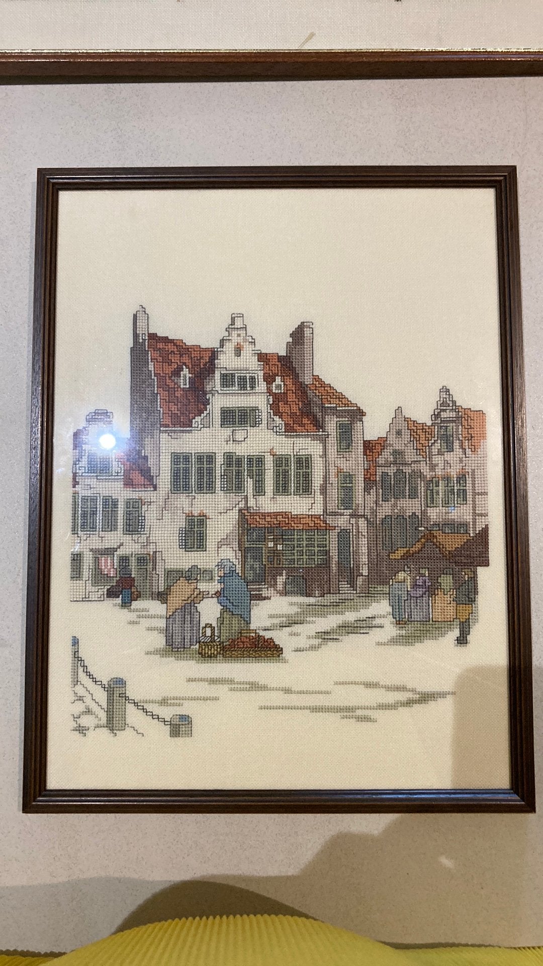Geborduurde schilderij, Antiek en Kunst, Ophalen