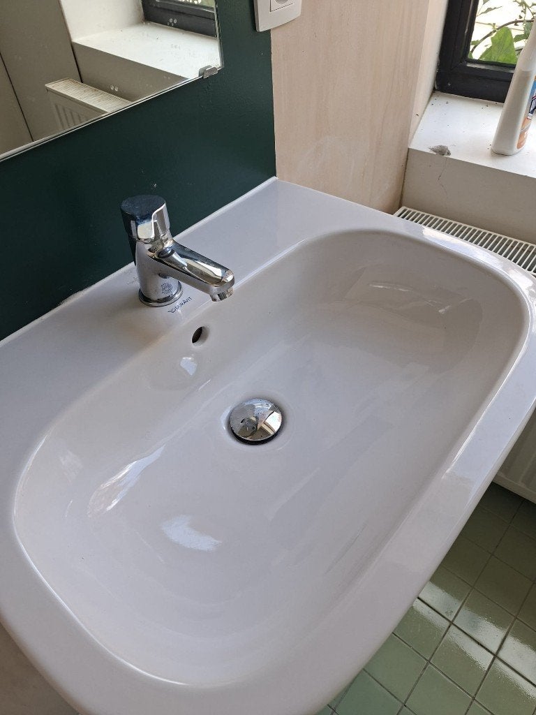 Gratis lavabo + douchebak (140x80) + glazen douchescherm, Huis en Inrichting, Ophalen, Gebruikt, Met douche