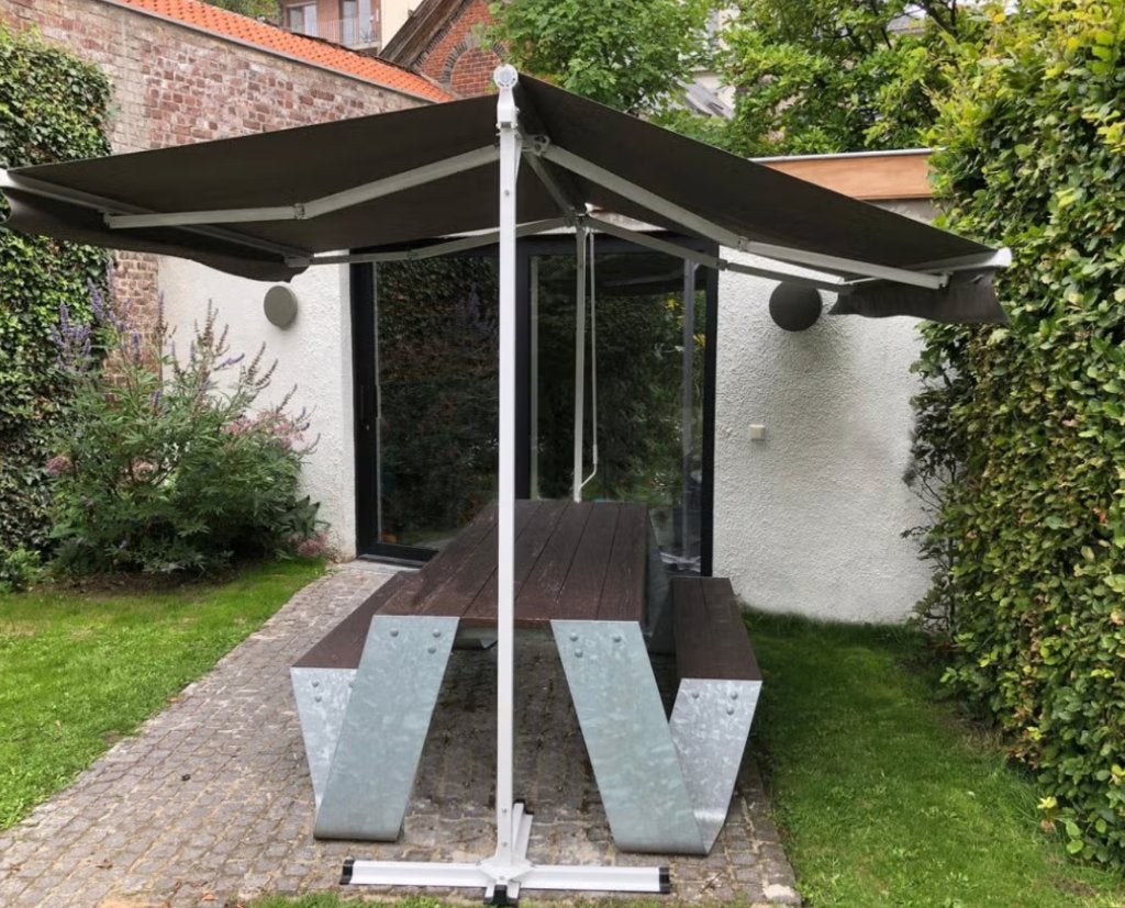 lounge parasol/ tuinscherm, Tuin en Terras, Ophalen, Gebruikt