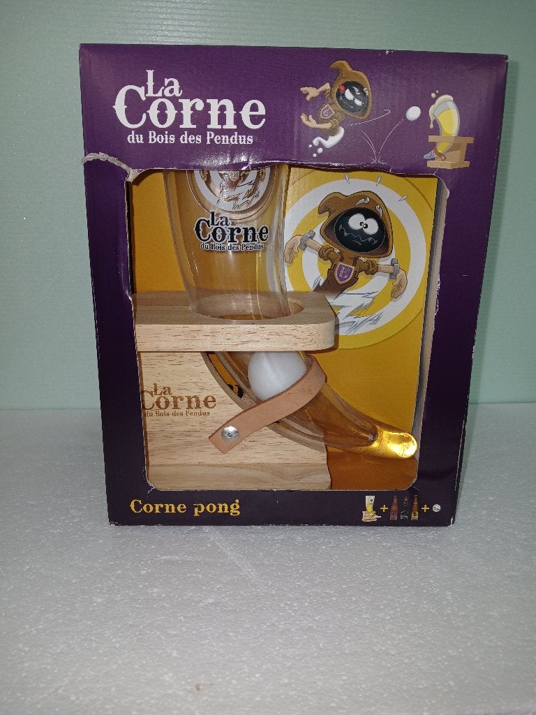 Glazen doos LA CORNE DU BOIS DU PENDU (CORNE PONG), Verzamelen, Ophalen of Verzenden, Zo goed als nieuw, Glas of Glazen, Overige merken