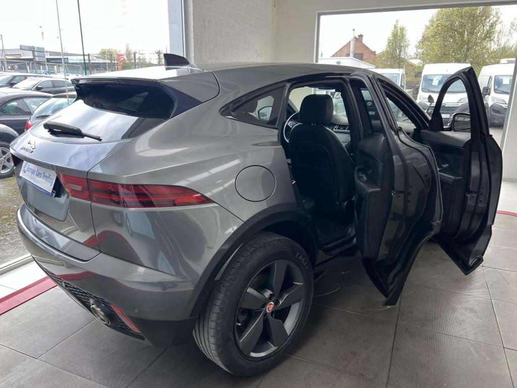 Jaguar E-Pace D150 1ÈRE MAIN BVA CUIR 95.568Km GPS GAR 12M, Cuir, Entreprise, Noir, 5 portes