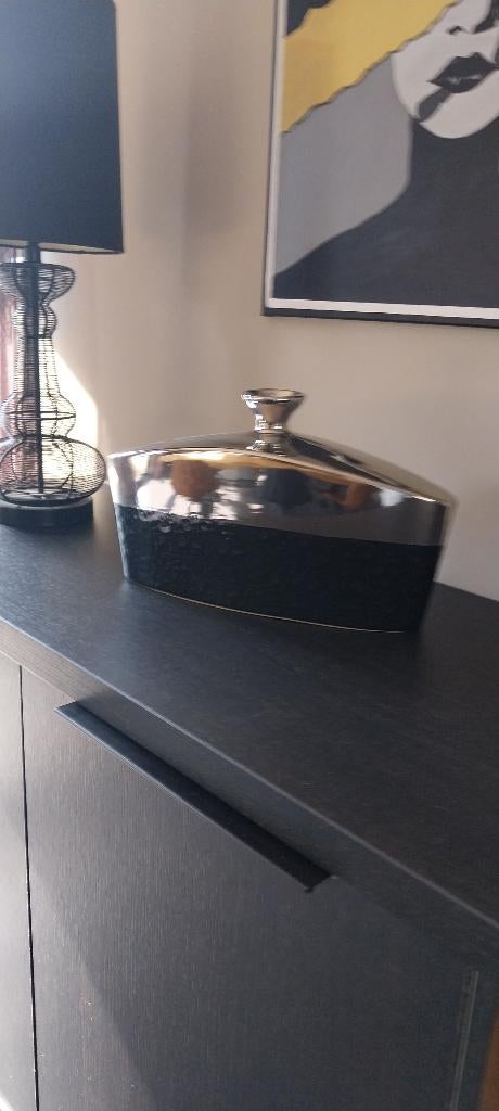 Decoratie vaas, Maison & Meubles, Accessoires pour la Maison | Vases, Enlèvement, Utilisé, Noir