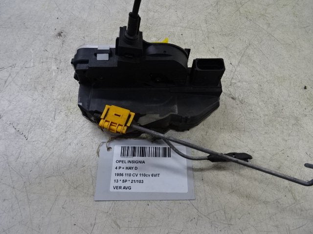 SERRURE DE PORTE AVANT GAUCHE Opel Insignia (3023881), Utilisé, Avant, Opel