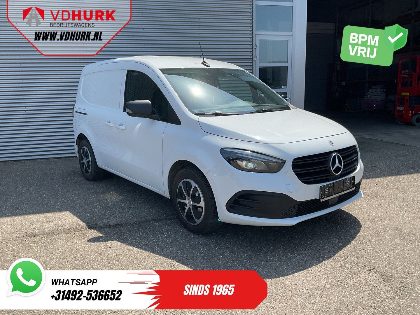 Mercedes-Benz Citan 110 CDI Aut. LED/ Carplay/ Stoelverw./ A, Automaat, Electronic Stability Program (ESP), Wit, Mercedes-Benz