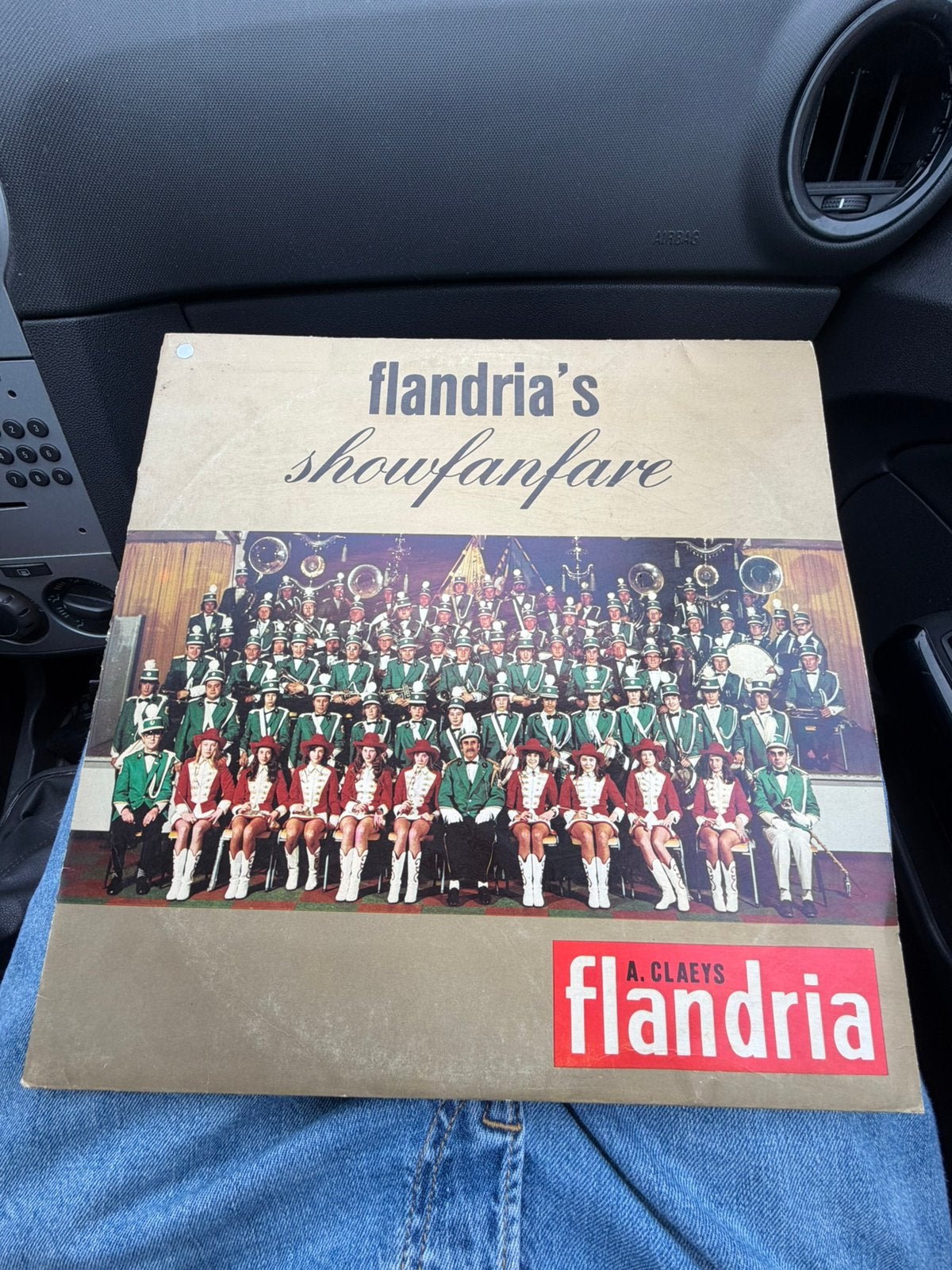 Flandria vinyl ORIGINEEL, Ophalen of Verzenden, Gebruikt, Platenspeler-onderdeel, Overige merken