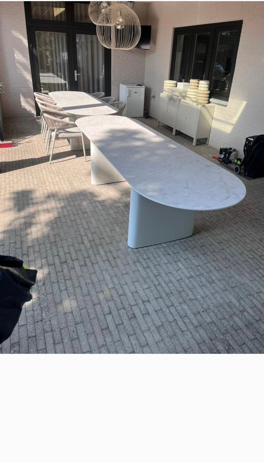 Keramische tuintafel 2800x900mm., Ophalen, Nieuw