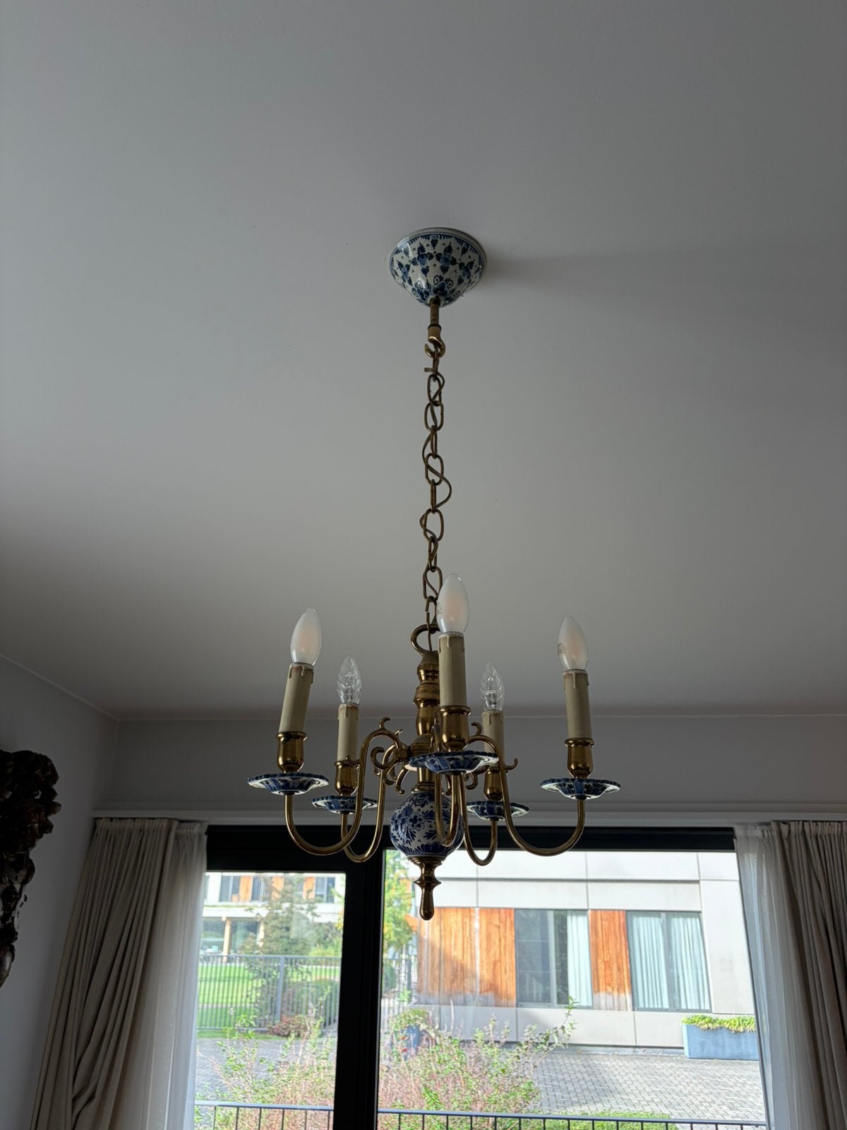 magnifique lustre, Enlèvement, Comme neuf, Céramique