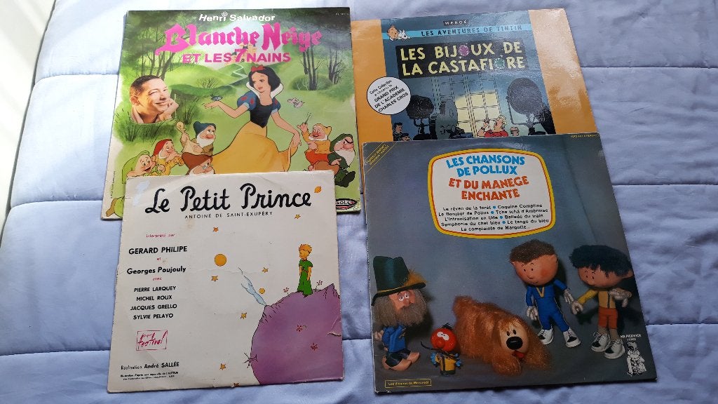 vinyles  blanche neige, castor et pollux, Enlèvement ou Envoi, Utilisé, Fable ou Conte (de fées)