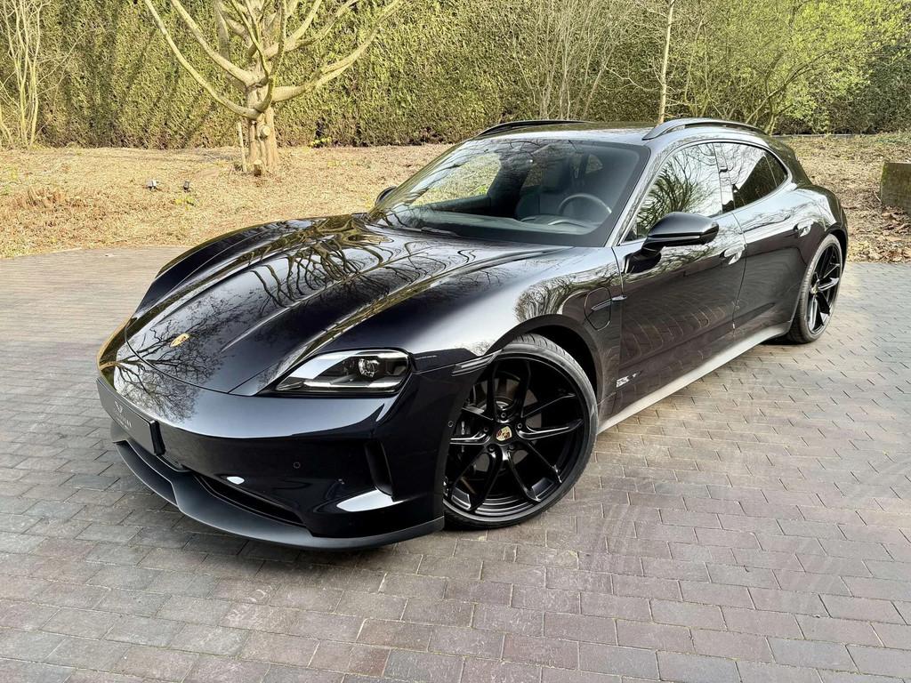 Porsche Taycan Sport Turismo 105kWh/BOSE/Pano/Sport Chrono/S, Autos, Cuir, Achat, 2270 kg, Noir