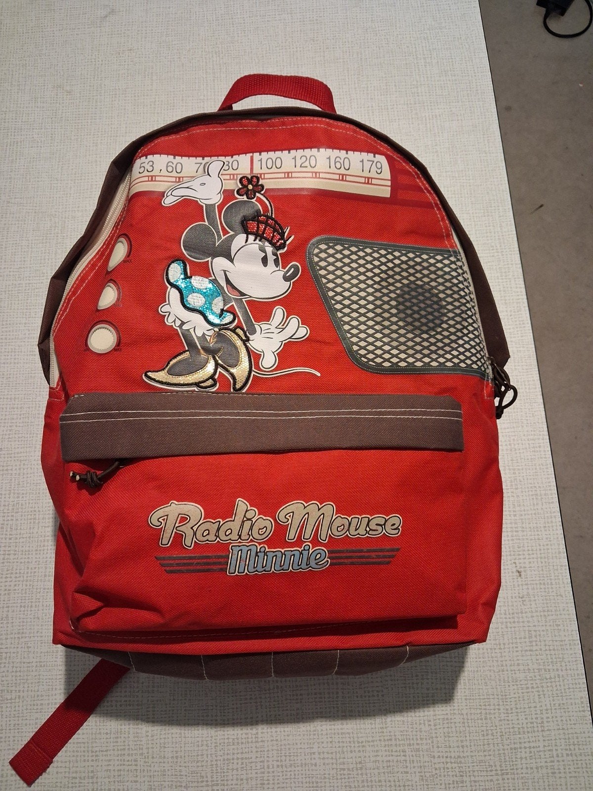 Disney rugzak Minnie Mouse Radio, Rugtas, Ophalen of Verzenden, Rood, Nieuw
