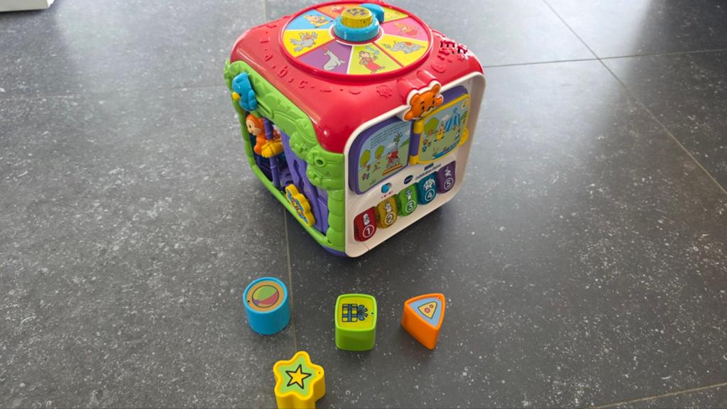 Vtech activity kubus Bumba, Ophalen