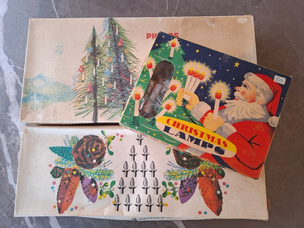 Beau lot de vieilles lumières de Noël/vintage, Enlèvement ou Envoi, Utilisé