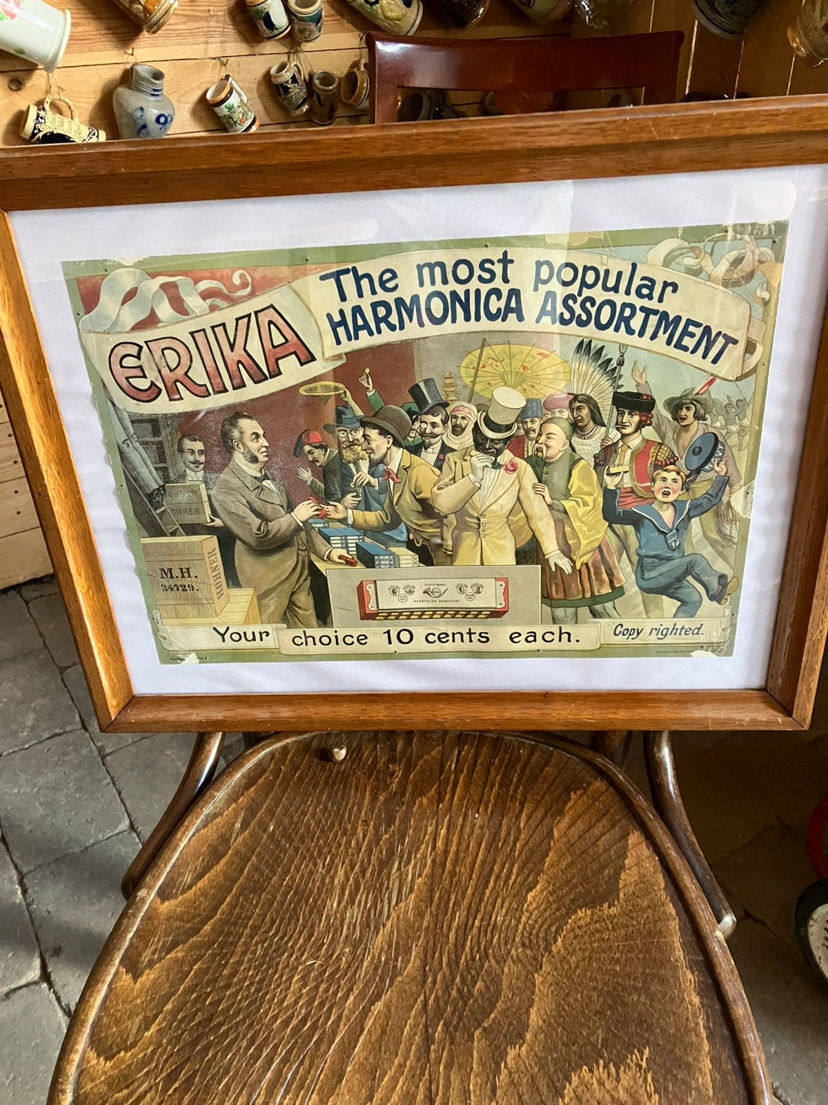 Affiche Erika Harmonica, Enlèvement