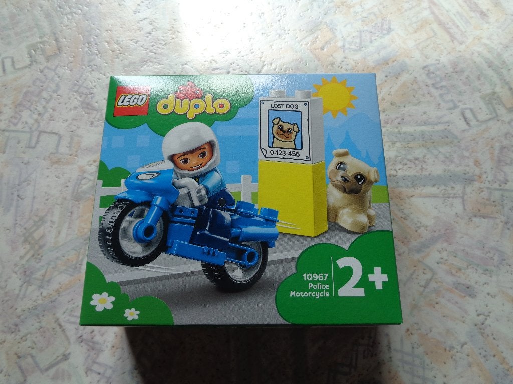 LEGO DUPLO Politiemotor - 10967, Nieuw, Ophalen of Verzenden, Duplo, Complete set