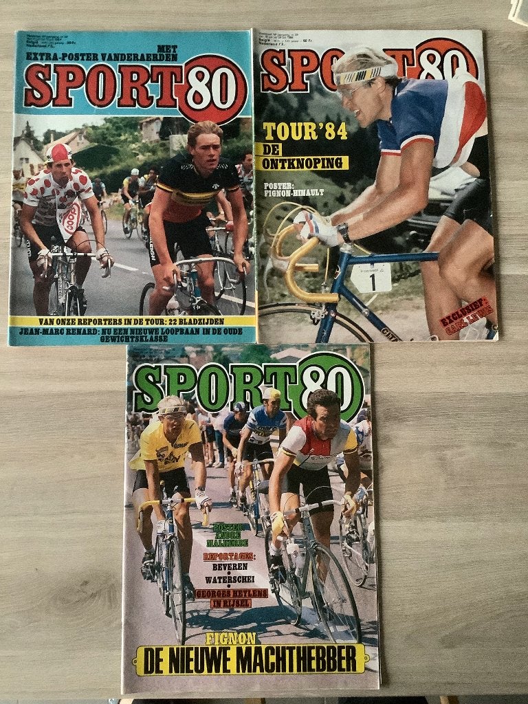 Sport 80 Magazines Tour de France 1984, Livres, Livres de sport, Enlèvement ou Envoi, Comme neuf, Course à pied et Cyclisme, Sport 80