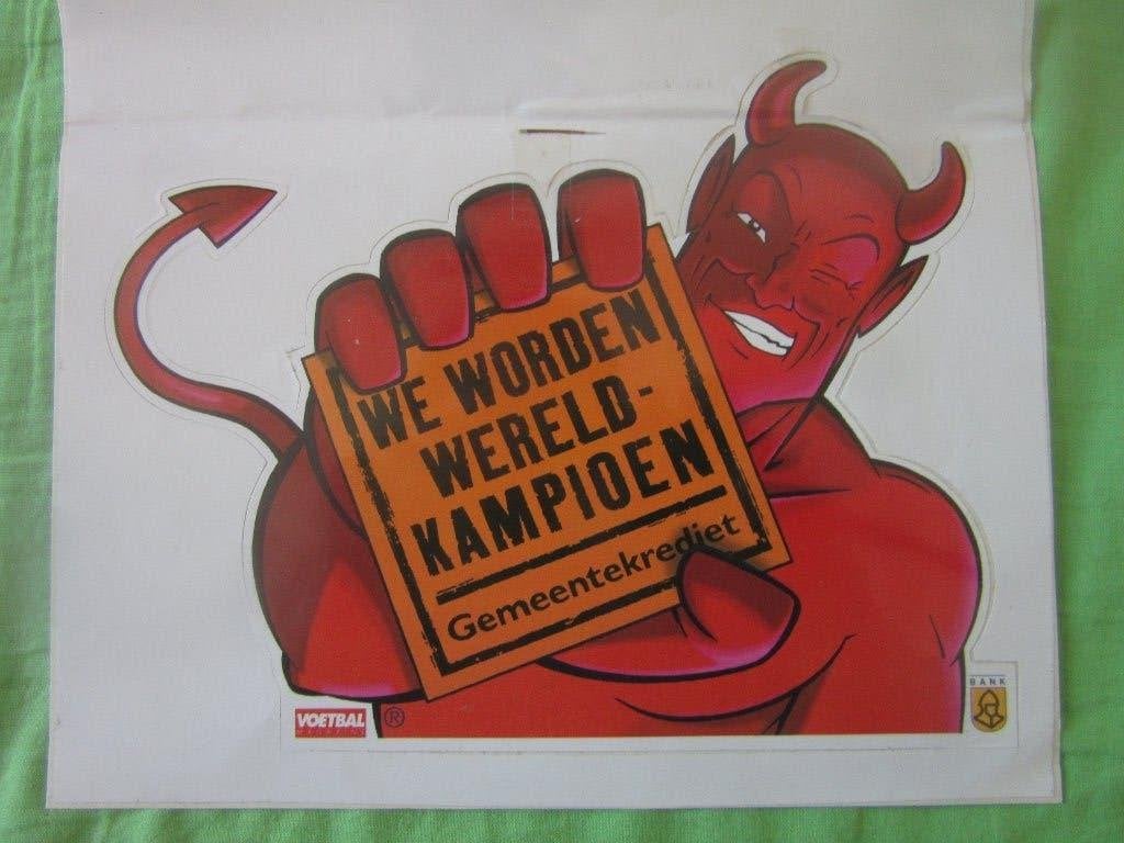 voetbal sticker actie WK Rode duivels 1998, Verzamelen, Ophalen of Verzenden