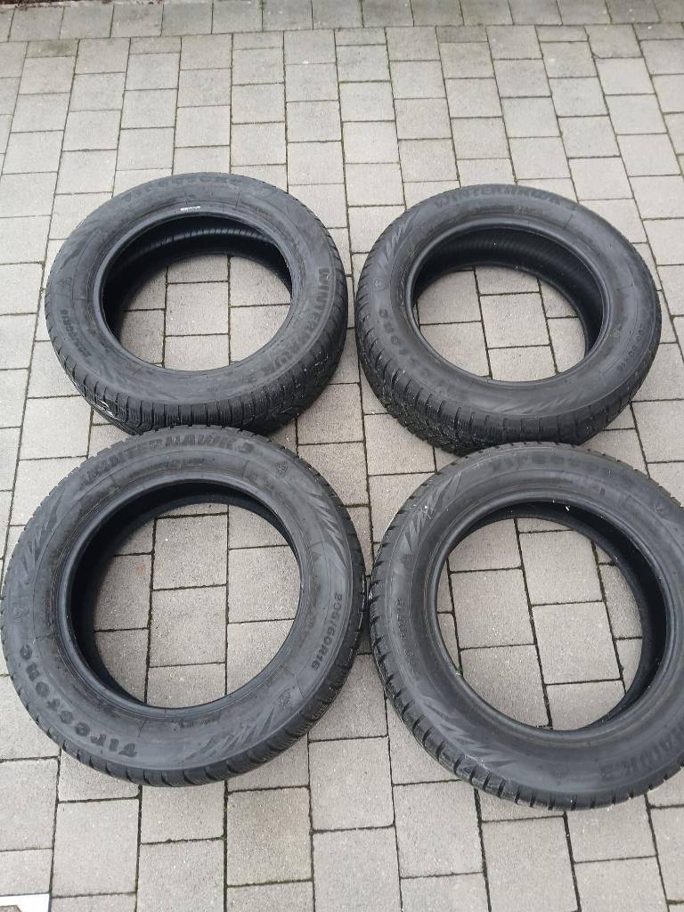 Autobanden 4x Firestone Winterhawk 205/60R16, Auto-onderdelen, Banden en Velgen, Ophalen, 16 inch, Band(en), 205 mm