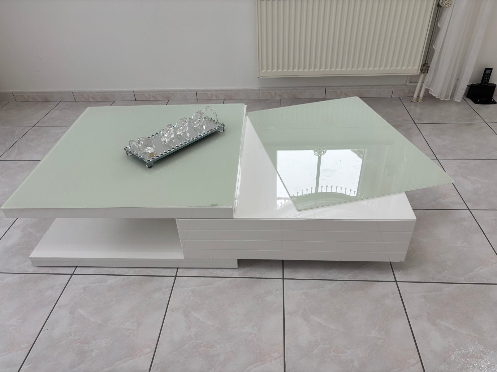 Table basse salon 140 cm 80 cm très bon qualité prix 120 €, Enlèvement, Comme neuf